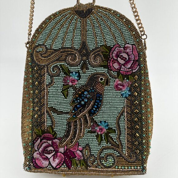 Mary Frances Pretty Parrot Crossbody Handbag - Picture 1 of 6